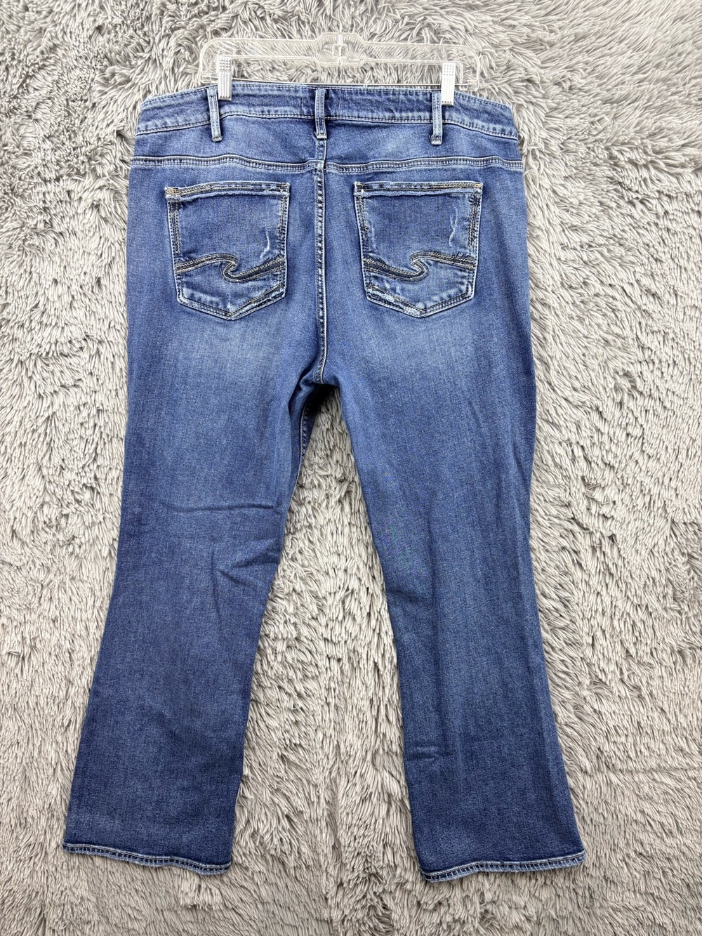 Silver Jeans Womens 20 Blue Suki Bootcut Mid Rise Medium Wash